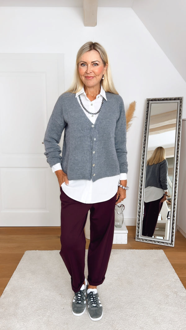 Strickjacke Vflauschig mit gößen